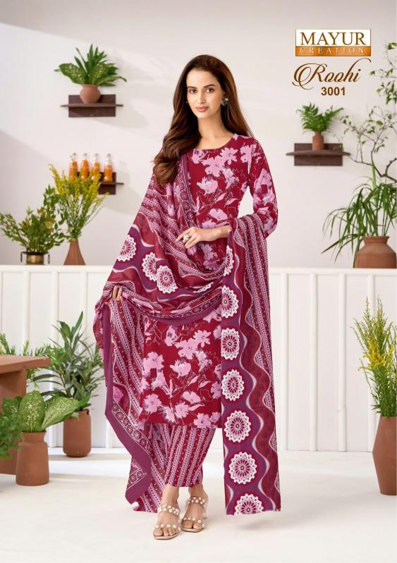 Mayur roohi vol 3 dress material wholesale bangalore